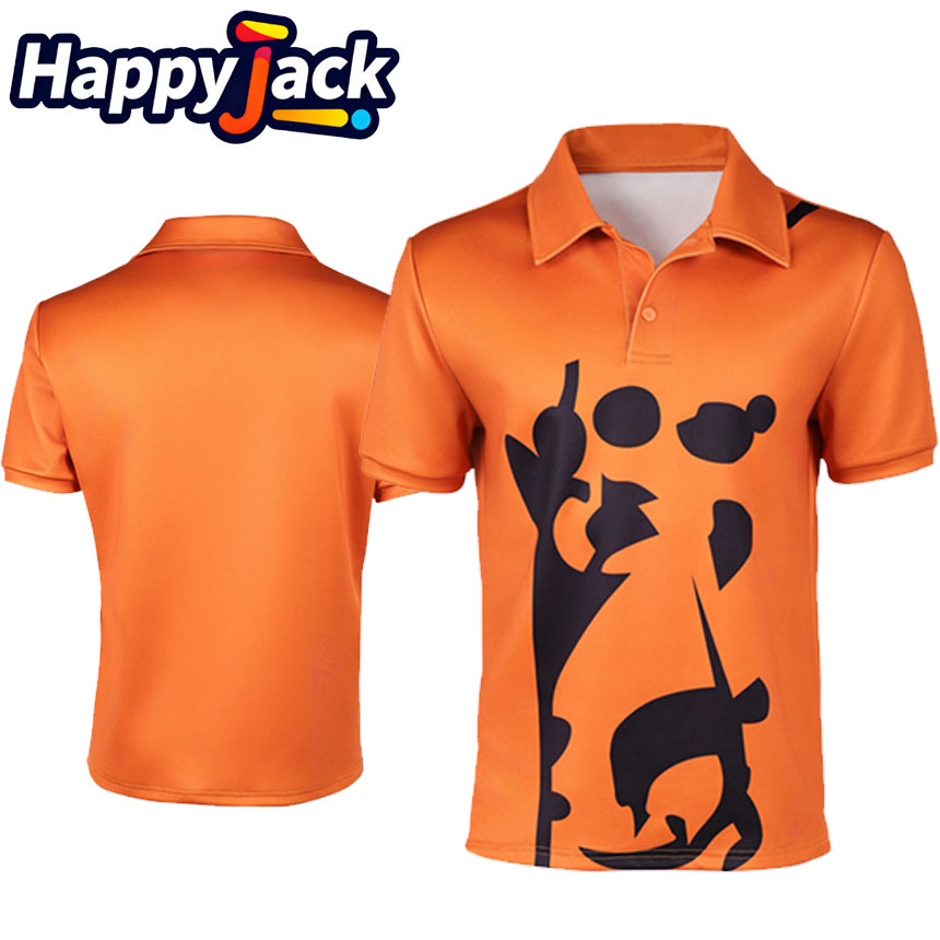 Health & Wellness Unlimited - Costume Cosplay Sanji T-shirt Arancione Abbigliamento