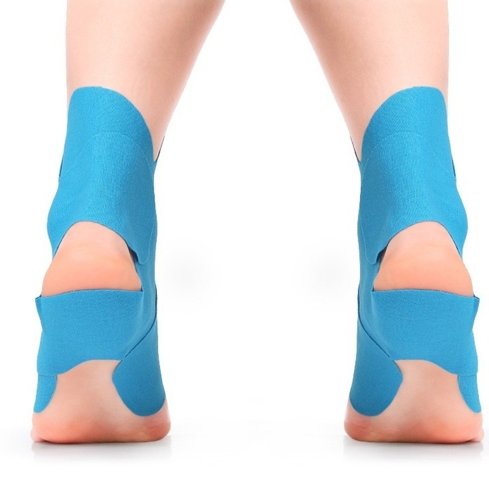 Sports Taping Precut - 5 pezzi di nastro kinesiologico pretagliato,