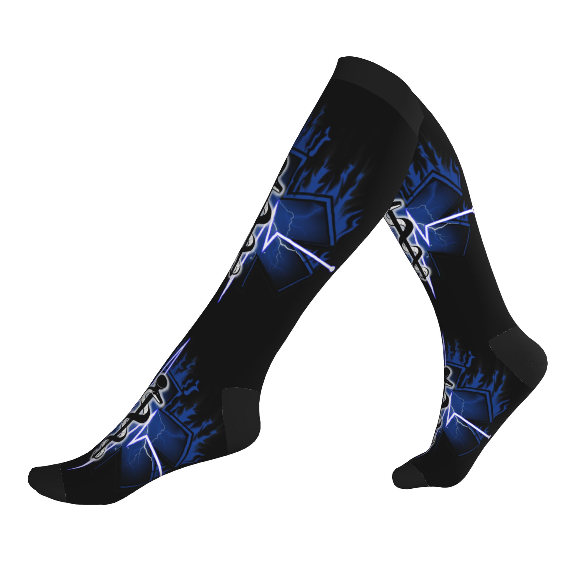 Health & Wellness Unlimited - Calzini con logo Fashion Emt Star