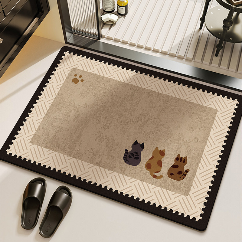 Bamboo Bath Mat - VIKAMA Tappetino da bagno antiscivolo in
