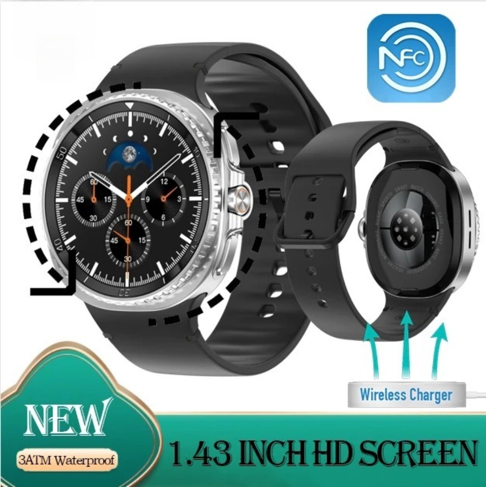 Health Wellness Bracelet - Smartwatch con Chiamate Bluetooth, Monitoraggio Frequenza