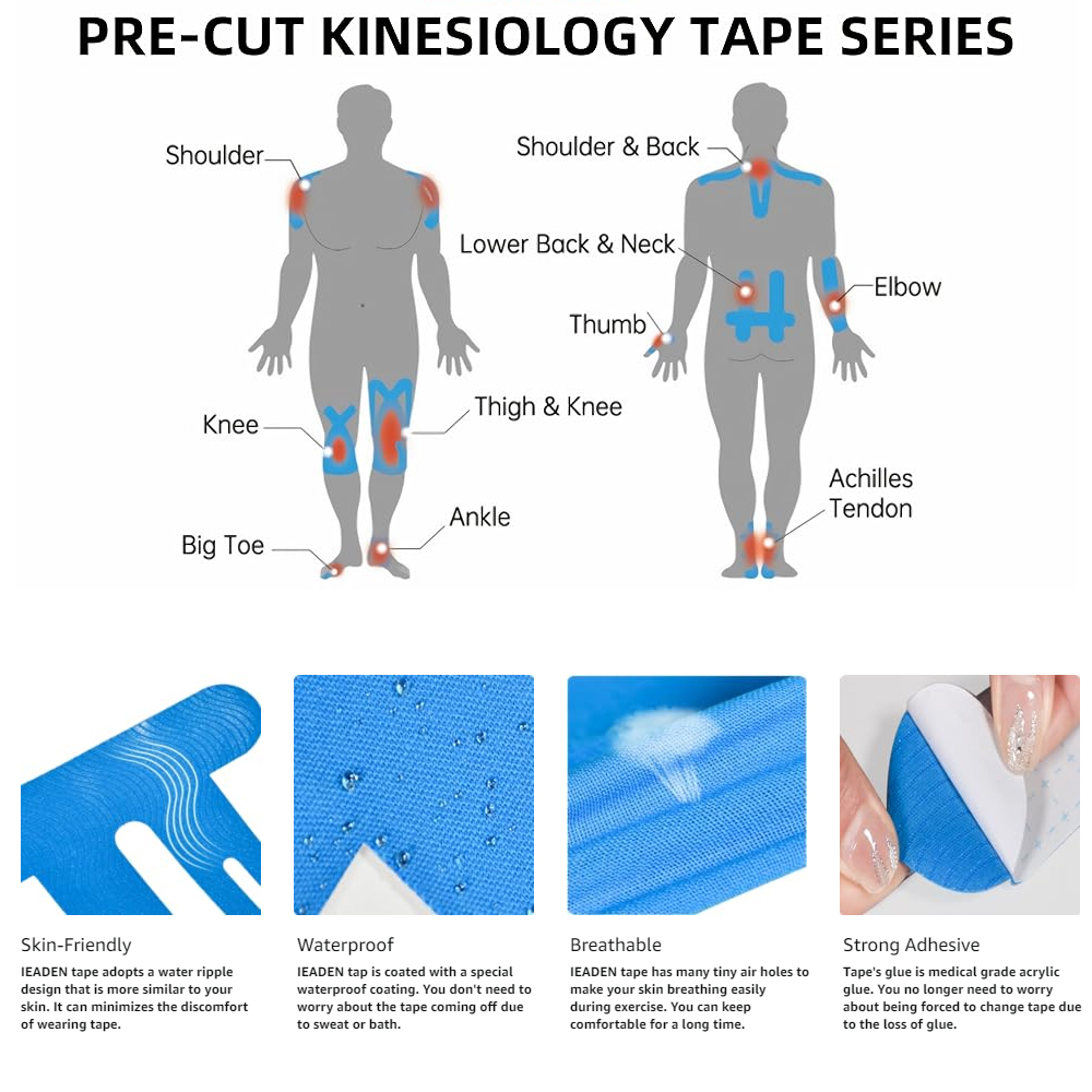 Nastro kinesiologico pretaglia - Sports Taping Precut recensione e prezzo