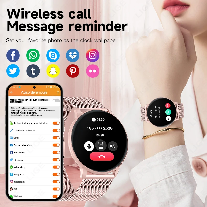 Smartwatch LIGE con Chiamata B - Health Wellness Bracelet recensione e prezzo