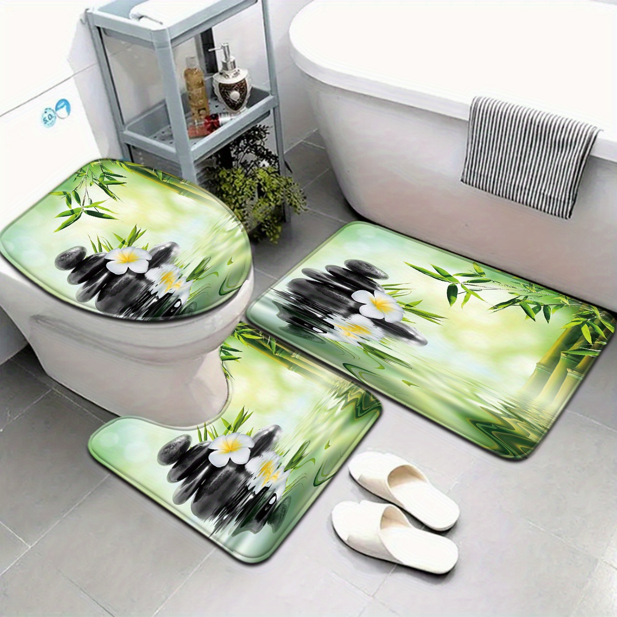 Set sedile WC e tappetino da b - Bamboo Bath Mat recensione e prezzo