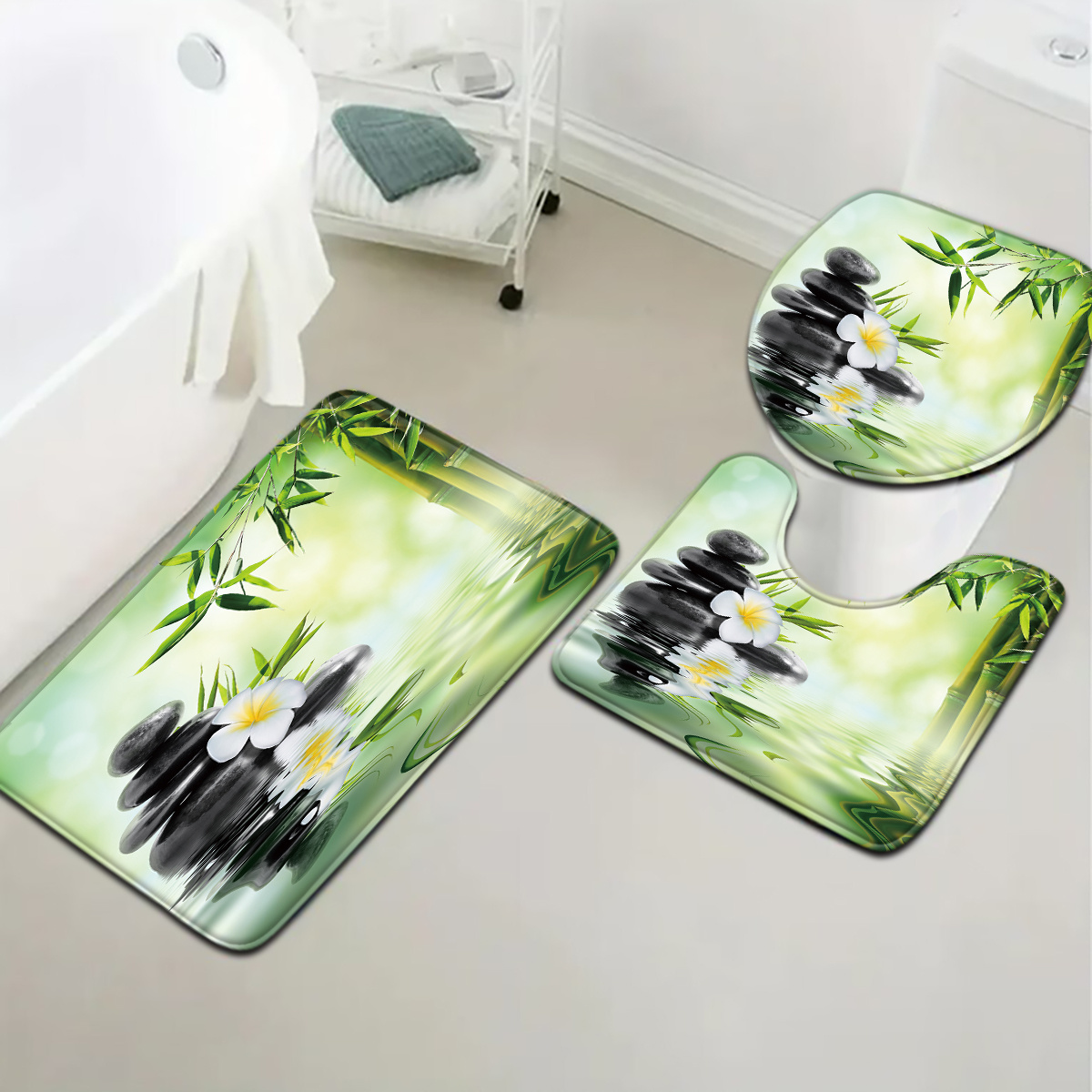 Set sedile WC e tappetino da b - Bamboo Bath Mat recensione e prezzo