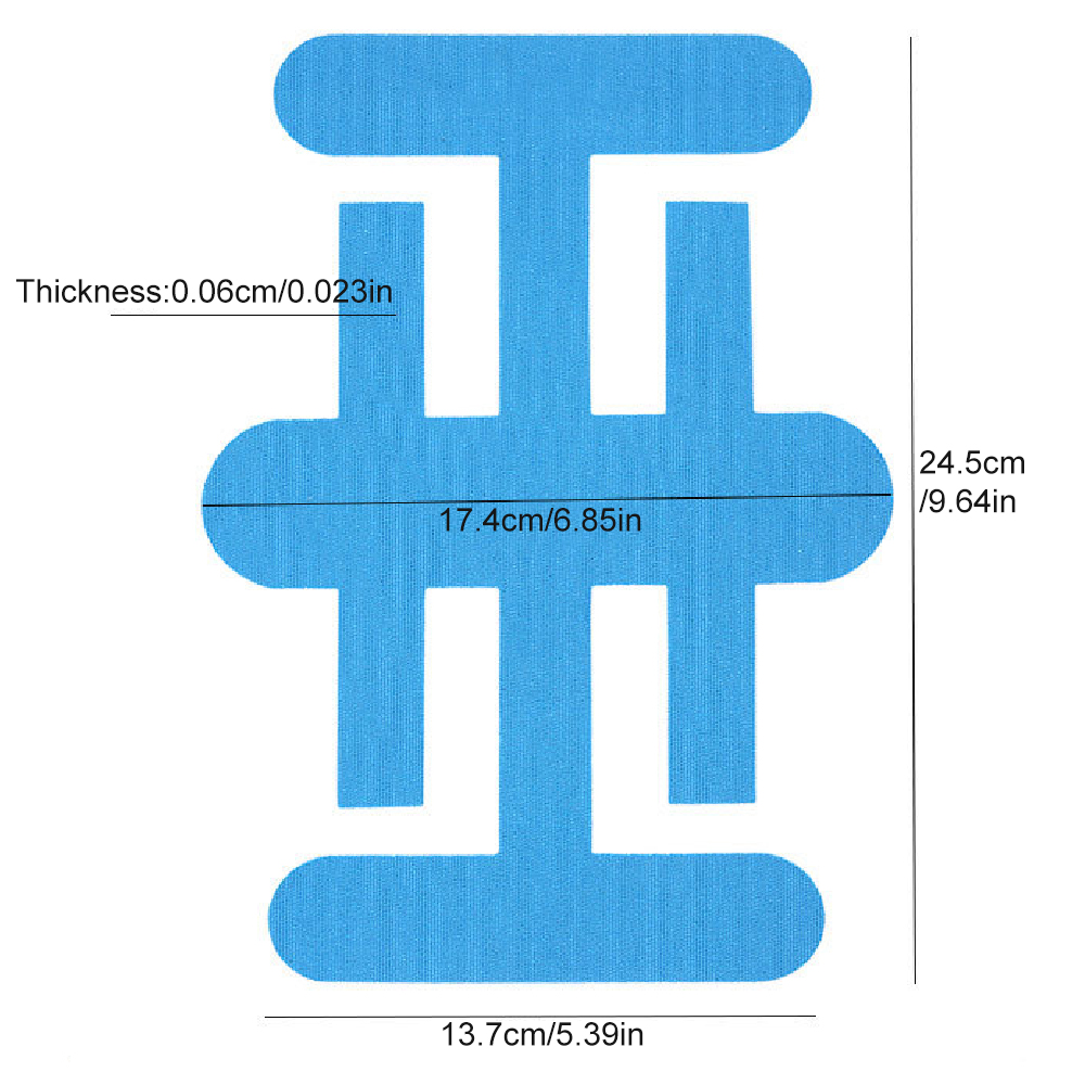 10 Pezzi di Nastro Kinesiologi - Sports Taping Precut recensione e prezzo