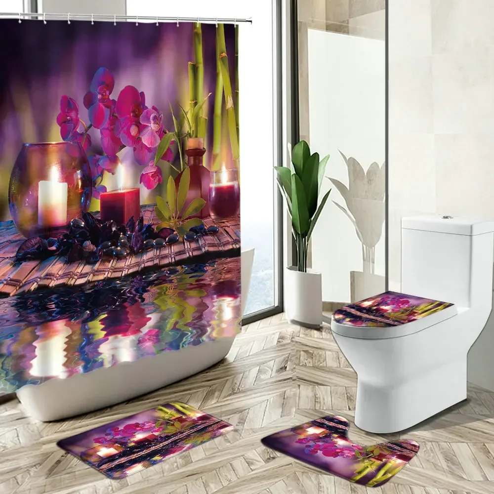 Tenda Doccia con Motivo Orchid - Bamboo Bath Mat recensione e prezzo